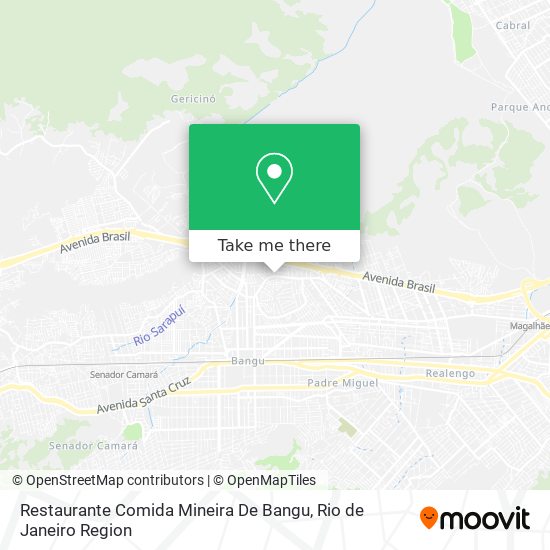 Restaurante Comida Mineira De Bangu map