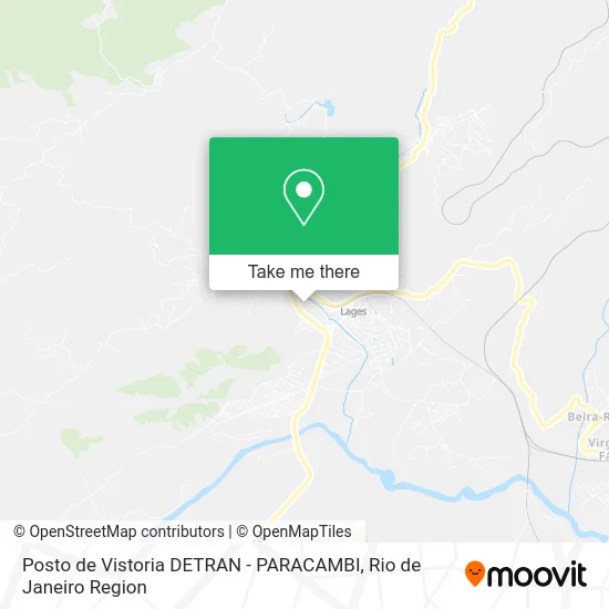 Posto de Vistoria DETRAN - PARACAMBI map