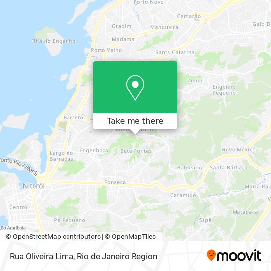 Mapa Rua Oliveira Lima