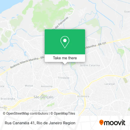 Rua Cananéia 41 map