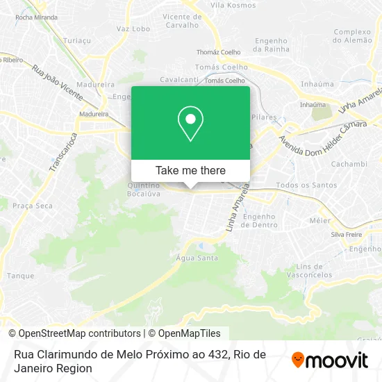 Rua Clarimundo de Melo Próximo ao 432 map