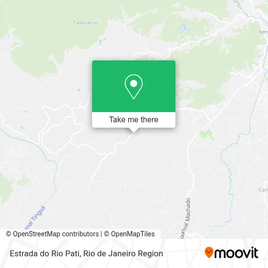 Estrada do Rio Pati map