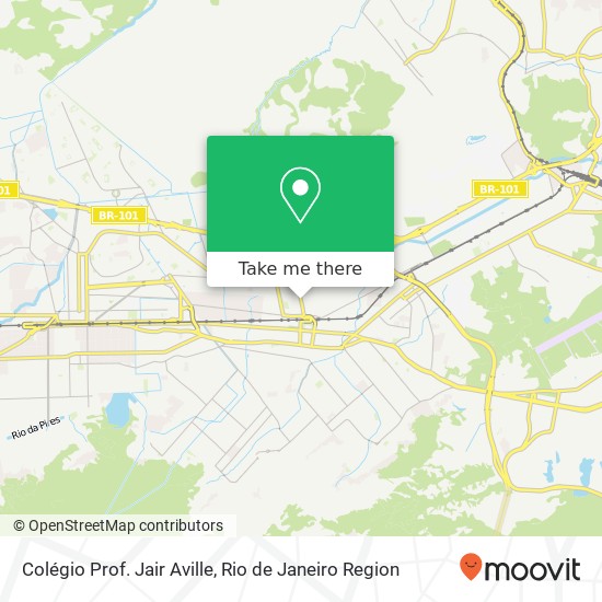 Mapa Colégio Prof. Jair Aville