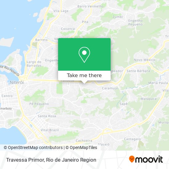 Travessa Primor map