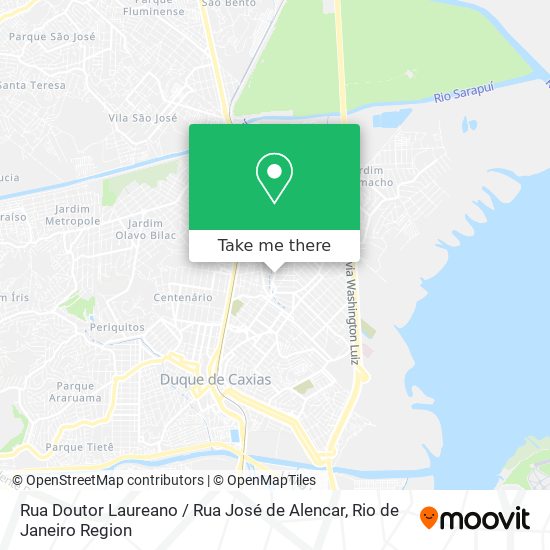 Mapa Rua Doutor Laureano / Rua José de Alencar