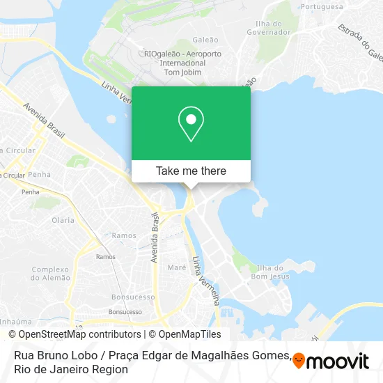 Rua Bruno Lobo / Praça Edgar de Magalhães Gomes map