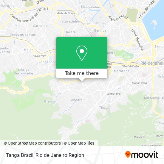Tanga Brazil map