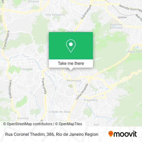 Rua Coronel Thedim, 386 map
