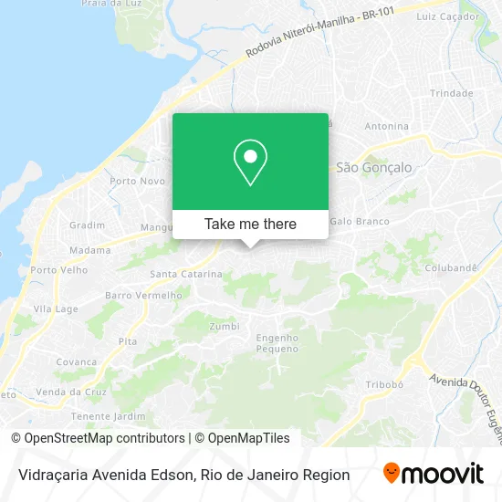 Vidraçaria Avenida Edson map