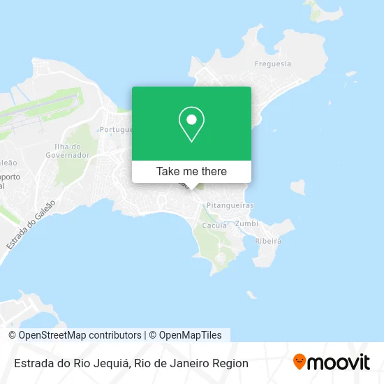 Estrada do Rio Jequiá map