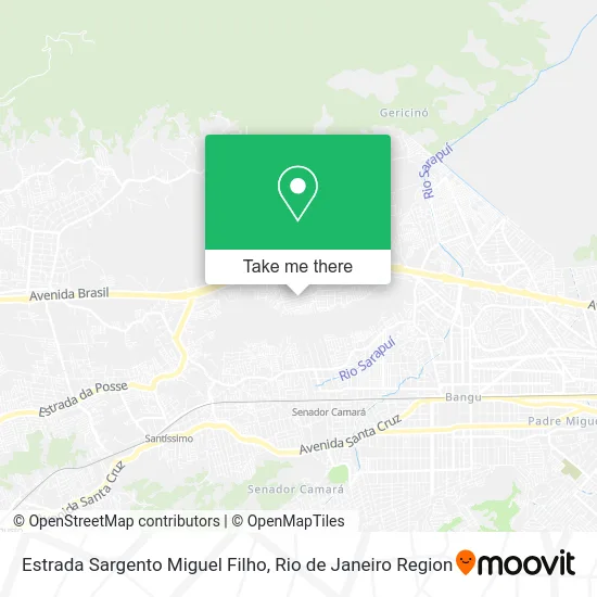 Estrada Sargento Miguel Filho map
