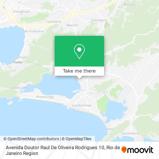 Mapa Avenida Doutor Raul De Oliveira Rodrigues 10