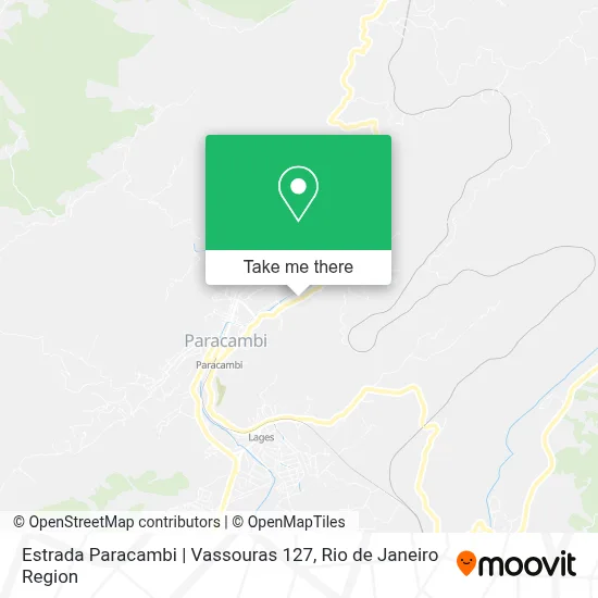 Estrada Paracambi | Vassouras 127 map