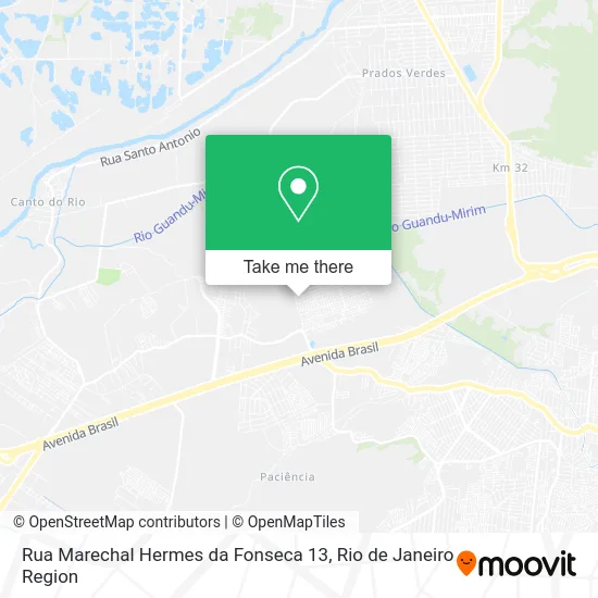 Rua Marechal Hermes da Fonseca 13 map