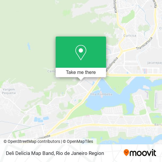Deli Delicia Map Band map