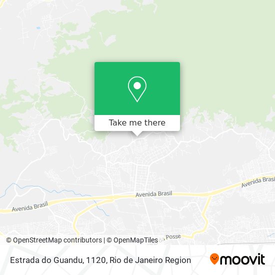 Estrada do Guandu, 1120 map