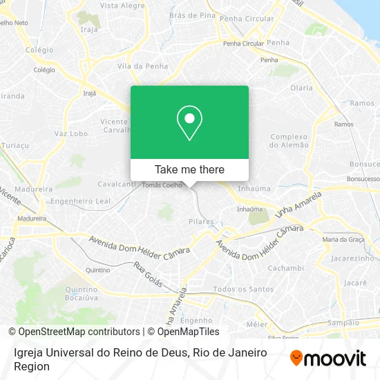 Igreja Universal do Reino de Deus map