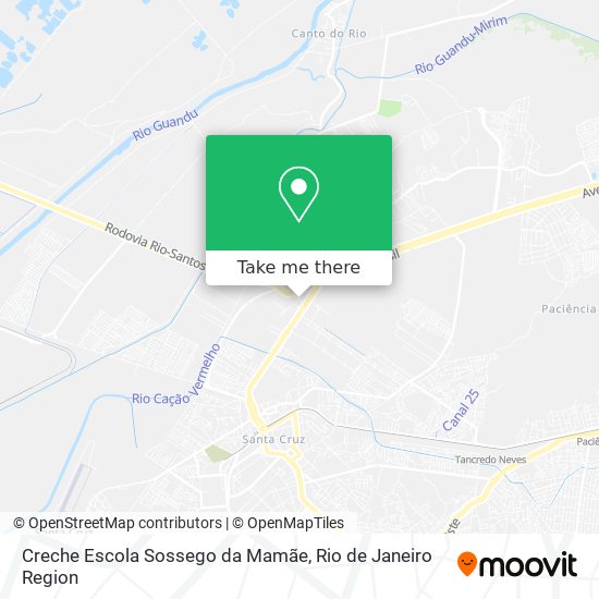 Creche Escola Sossego da Mamãe map