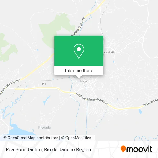 Rua Bom Jardim map