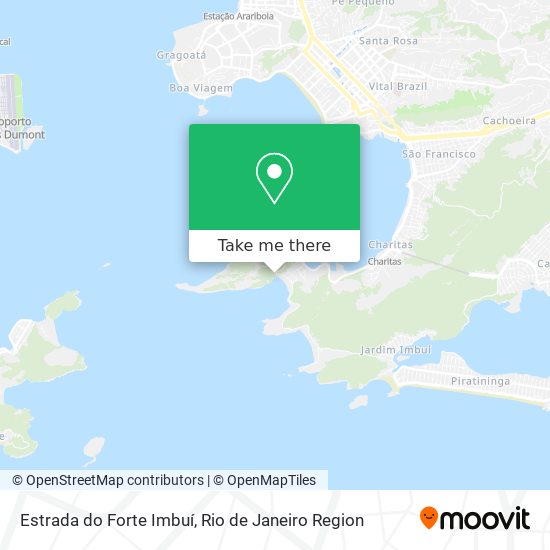 Estrada do Forte Imbuí map