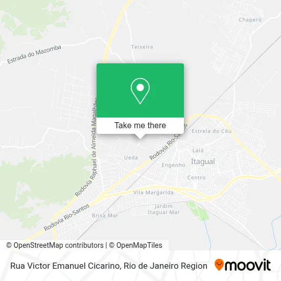 Rua Victor Emanuel Cicarino map