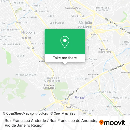 Rua Francisco Andrade / Rua Francisco de Andrade map