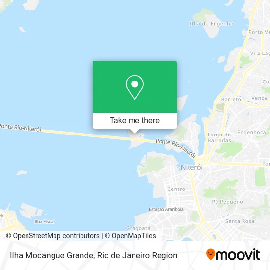 Ilha Mocangue Grande map