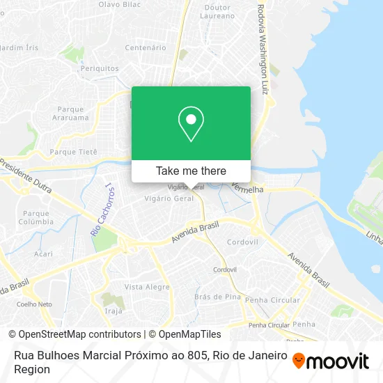 Rua Bulhoes Marcial Próximo ao 805 map
