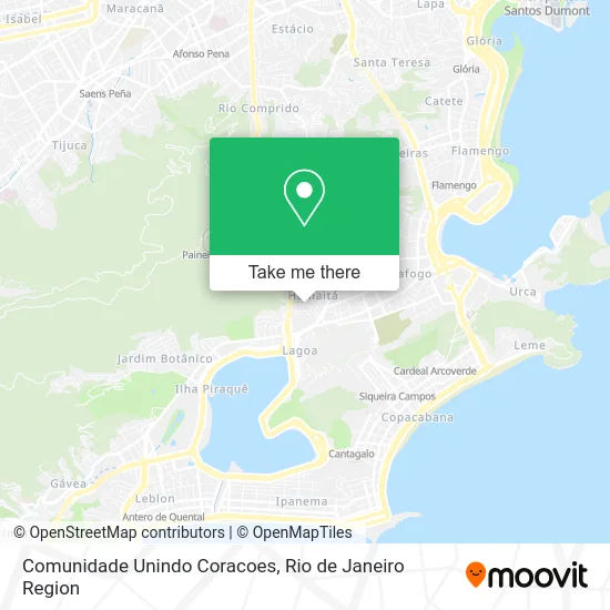 Comunidade Unindo Coracoes map