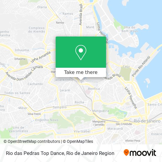 Rio das Pedras Top Dance map