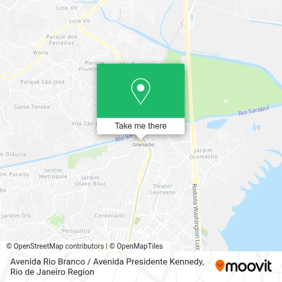 Avenida Rio Branco / Avenida Presidente Kennedy map