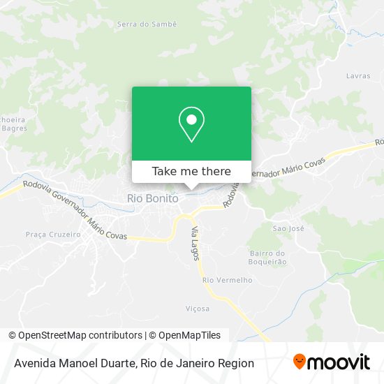 Avenida Manoel Duarte map