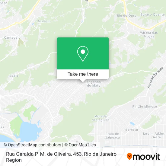 Rua Geralda P. M. de Oliveira, 453 map