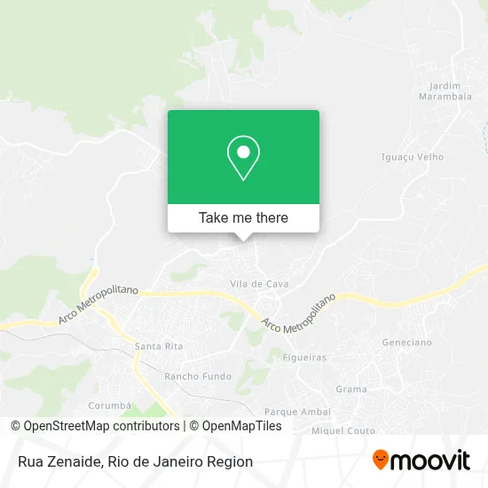 Rua Zenaide map