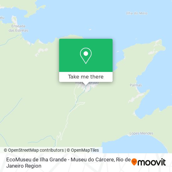 EcoMuseu de Ilha Grande - Museu do Cárcere map
