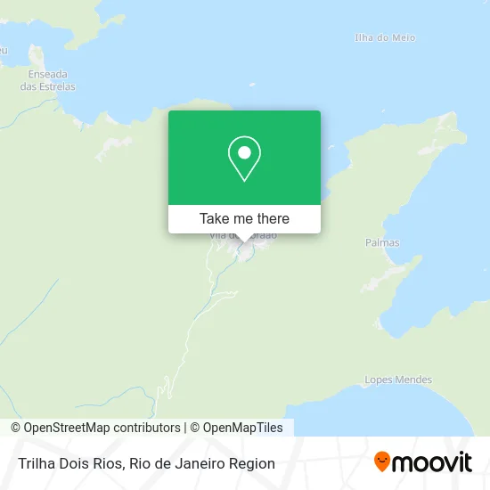 Trilha Dois Rios map