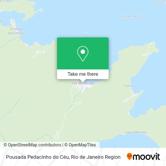 Pousada Pedacinho do Céu map