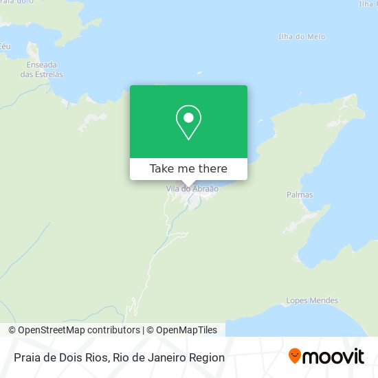 Praia de Dois Rios map