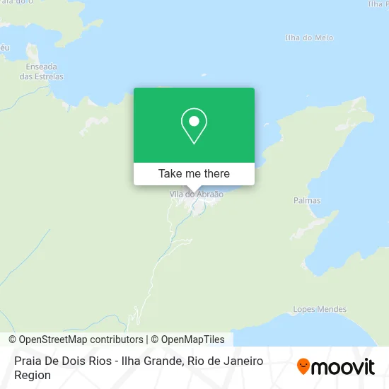 Praia De Dois Rios - Ilha Grande map
