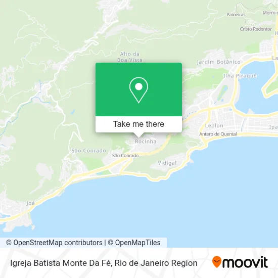 Igreja Batista Monte Da Fé map