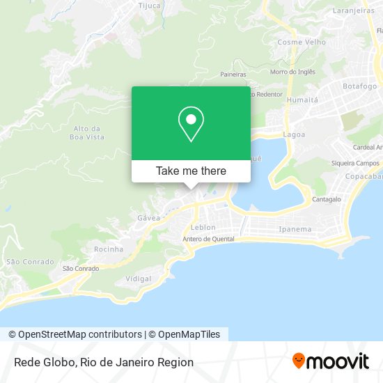 Rede Globo map