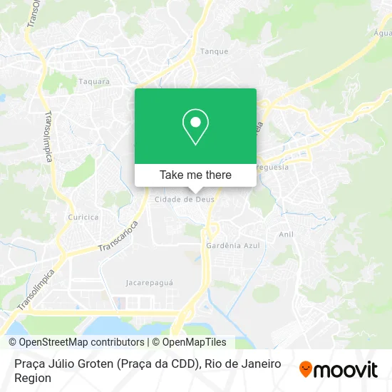 Praҫa Júlio Groten (Praҫa da CDD) map