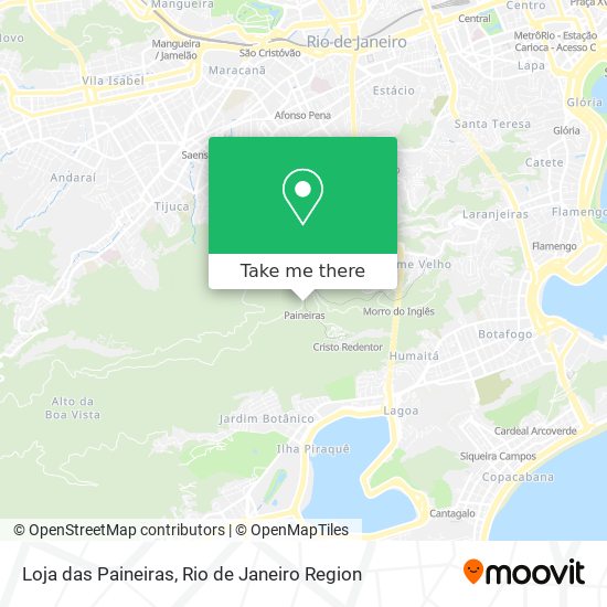 Mapa Loja das Paineiras