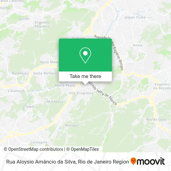 Rua Aloysio Amâncio da Silva map