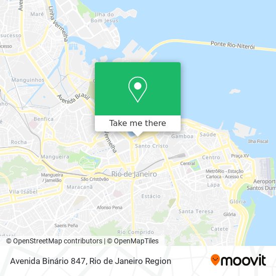Mapa Avenida Binário 847
