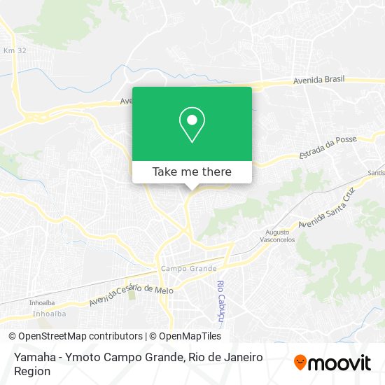 Mapa Yamaha - Ymoto Campo Grande