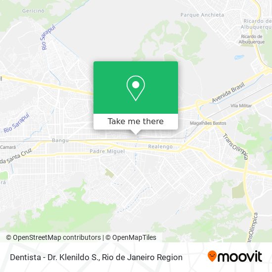 Mapa Dentista - Dr. Klenildo S.