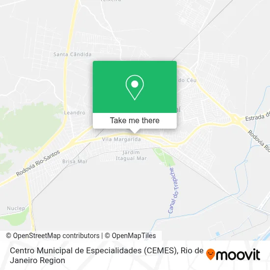 Centro Municipal de Especialidades (CEMES) map