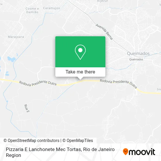 Pizzaria E Lanchonete Mec Tortas map