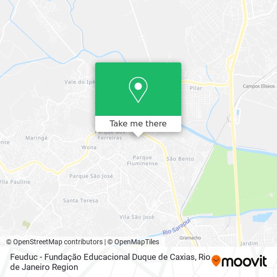 Feuduc - Fundação Educacional Duque de Caxias map